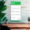 Jumbo Grid Large Print | 2026 12 x 24 Inch (Hanging) Monthly Square Wall Calendar | Matte Paper and Foil Stamped Cover